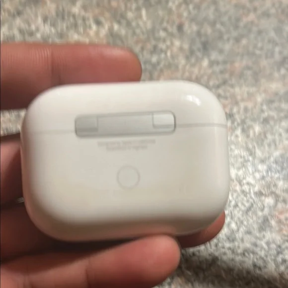 White Wireless Earbuds Charging Case